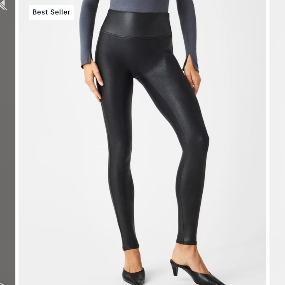 Spanx viral leggings - faux leather